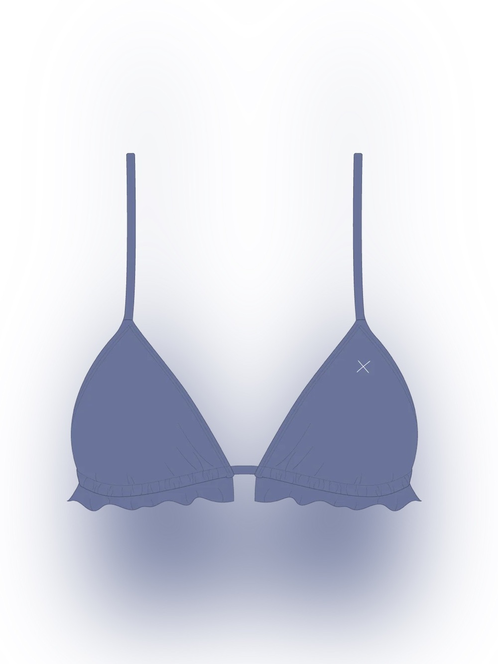 BOUTINE LA SLATE BLUE FRINGE TOP